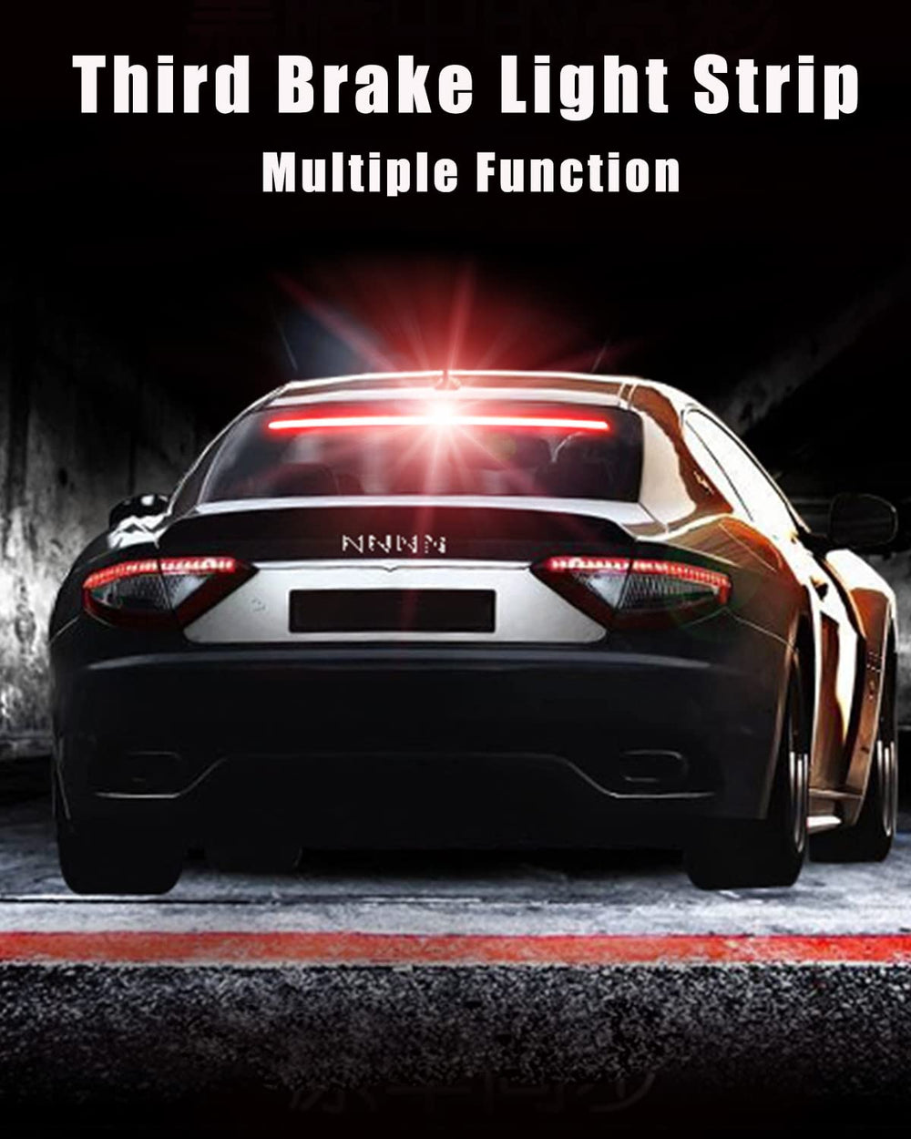 Keiurot flexible LED strip adapting to curved tail surfaces for a clean fit.