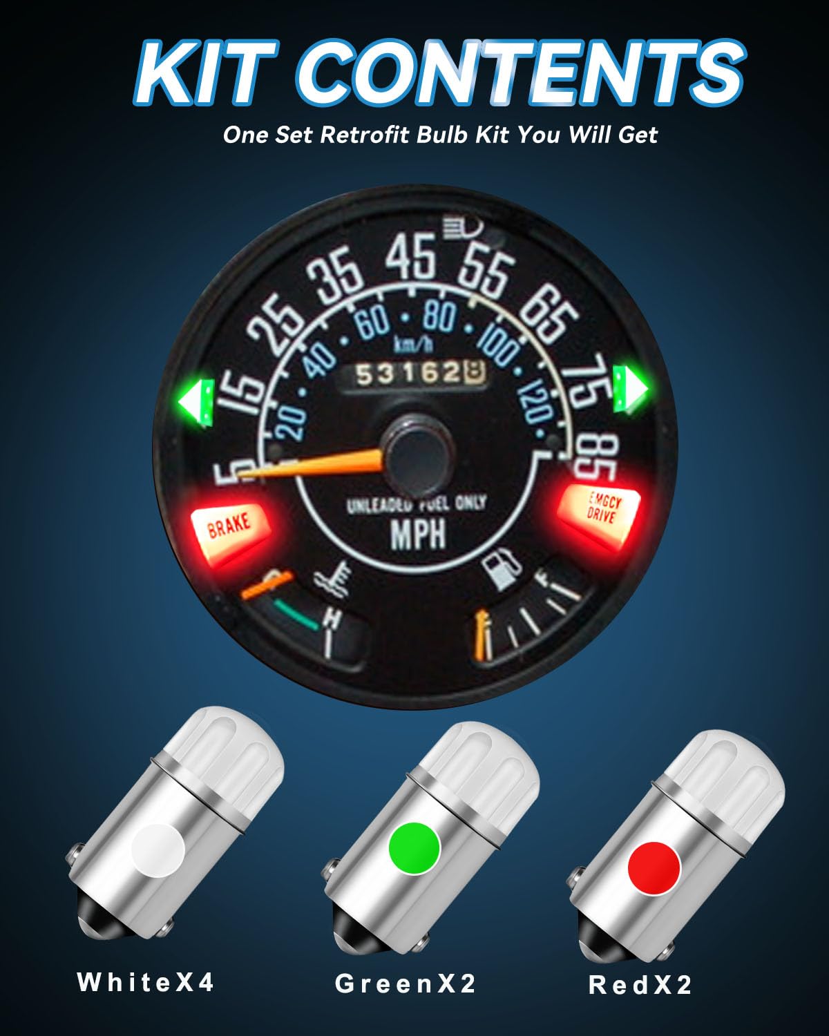Keiurot waterproof LEDs resist moisture and vibrations for durable CJ dash lighting.
