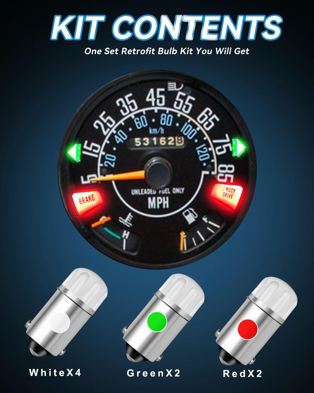 Keiurot waterproof LEDs resist moisture and vibrations for durable CJ dash lighting.