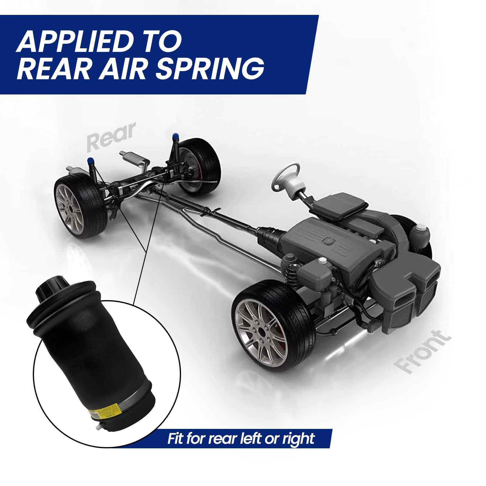 KEIYSHOLCK rear air spring for GL450 improves ride quality and control