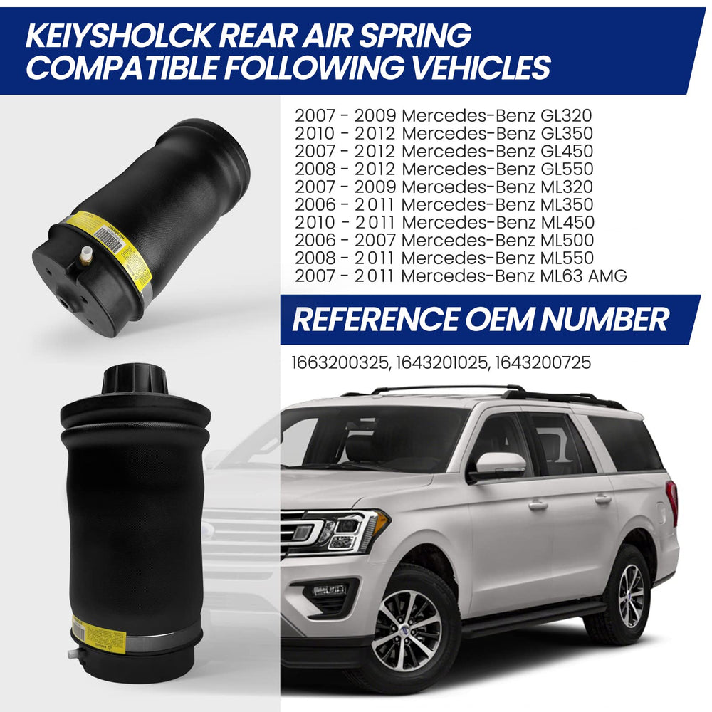 KEIYSHOLCK rear air spring for GLS450 enhances ride stability and braking feel