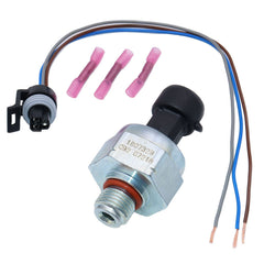 KEJSTED ICP sensor 7.3L diesel front view with rugged oxidized iron.