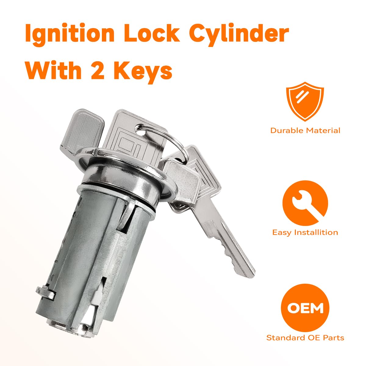 Kekadmai ignition lock cylinder in-car use illustration for smoother starting experience.