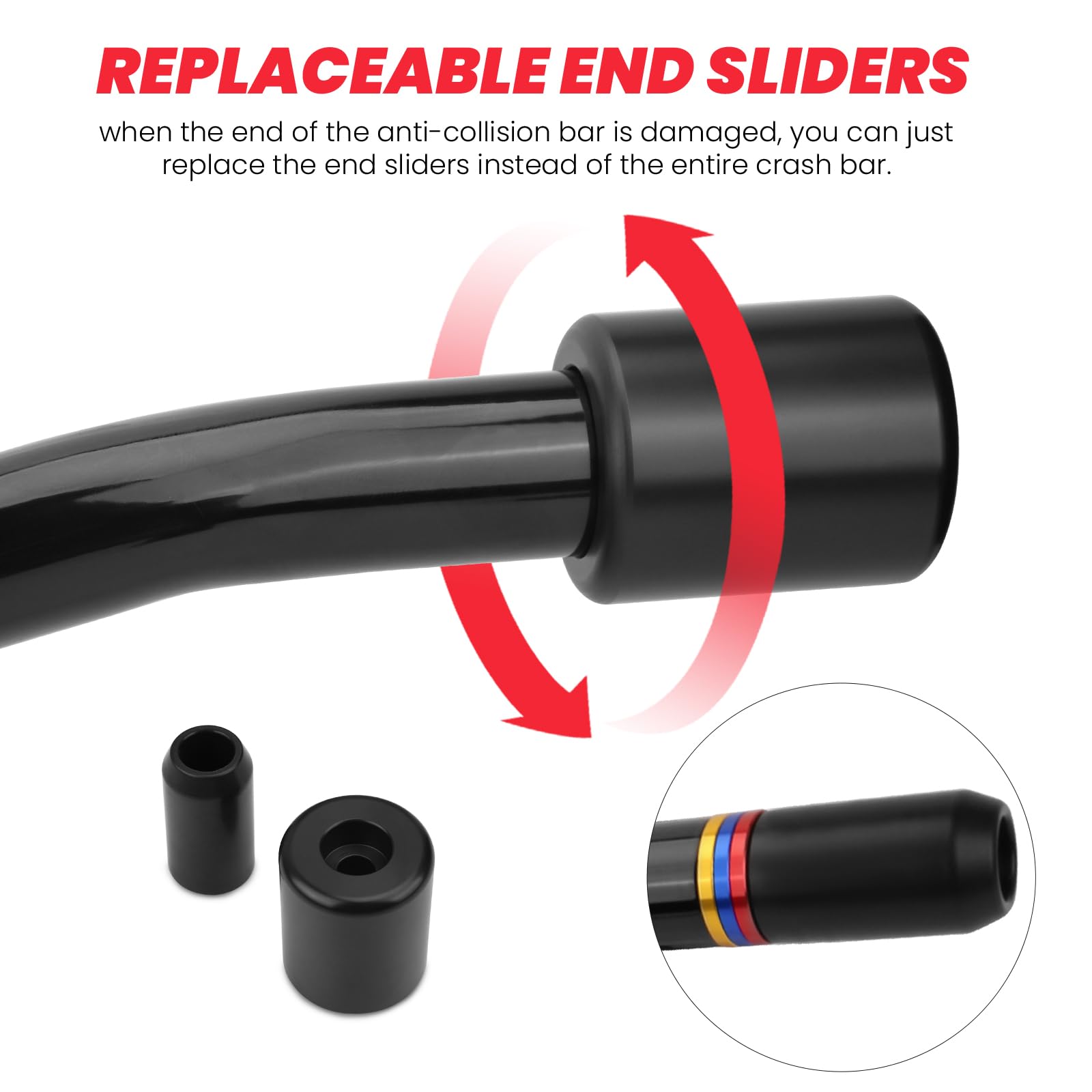 Kekykm road glide mounting crash bar for secure installation