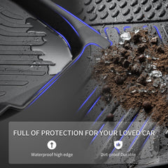 KELCSEECS IONIQ 5 all-weather mats resist water and spills.