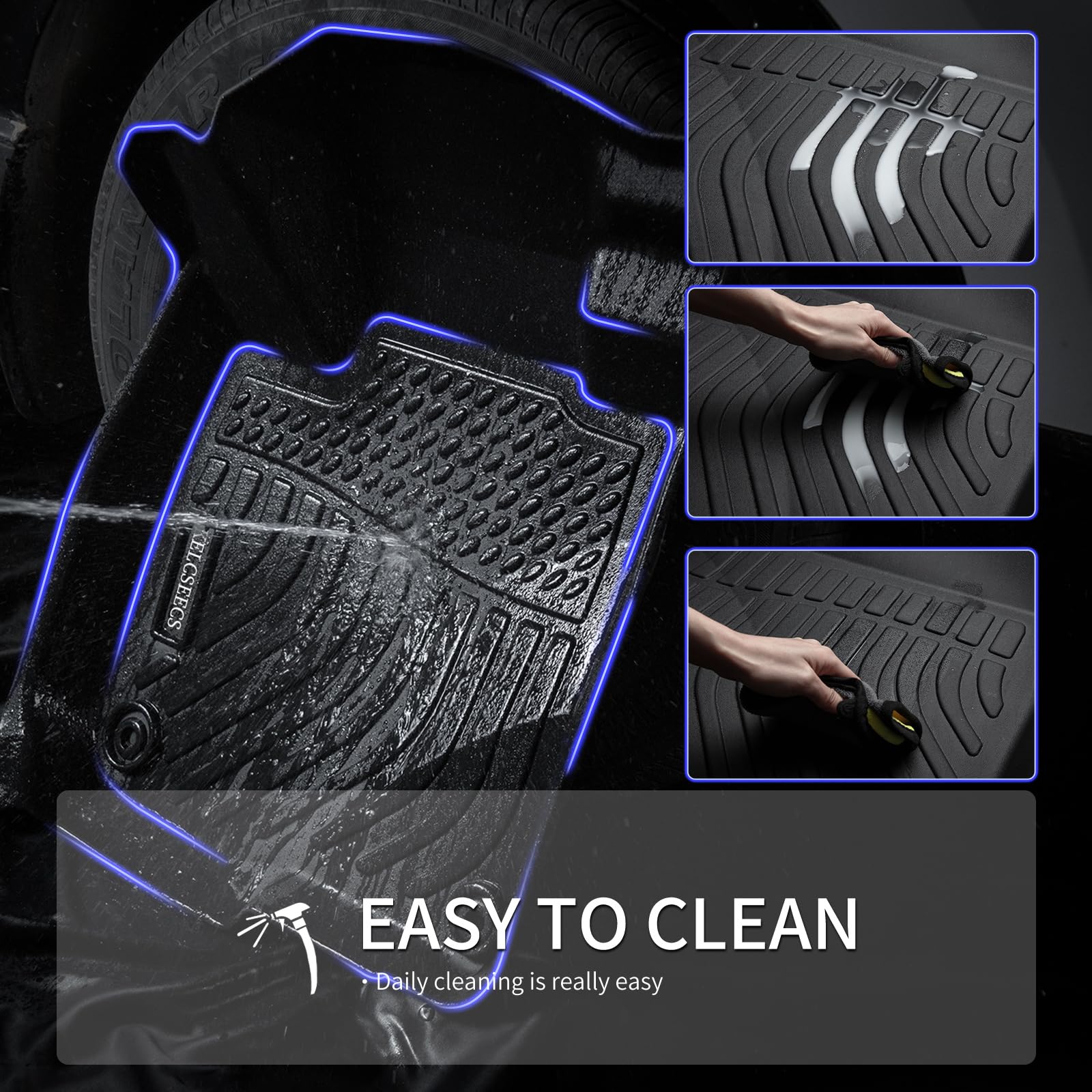 KELCSEECS easy-clean surface after muddy commute