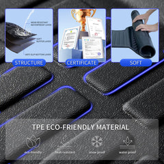 KELCSEECS floor mat edge design preventing liquid spills