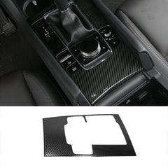 KELEIMAI Mazda 3 gear shift knob carbon fiber cover enhances cockpit aesthetics and protection