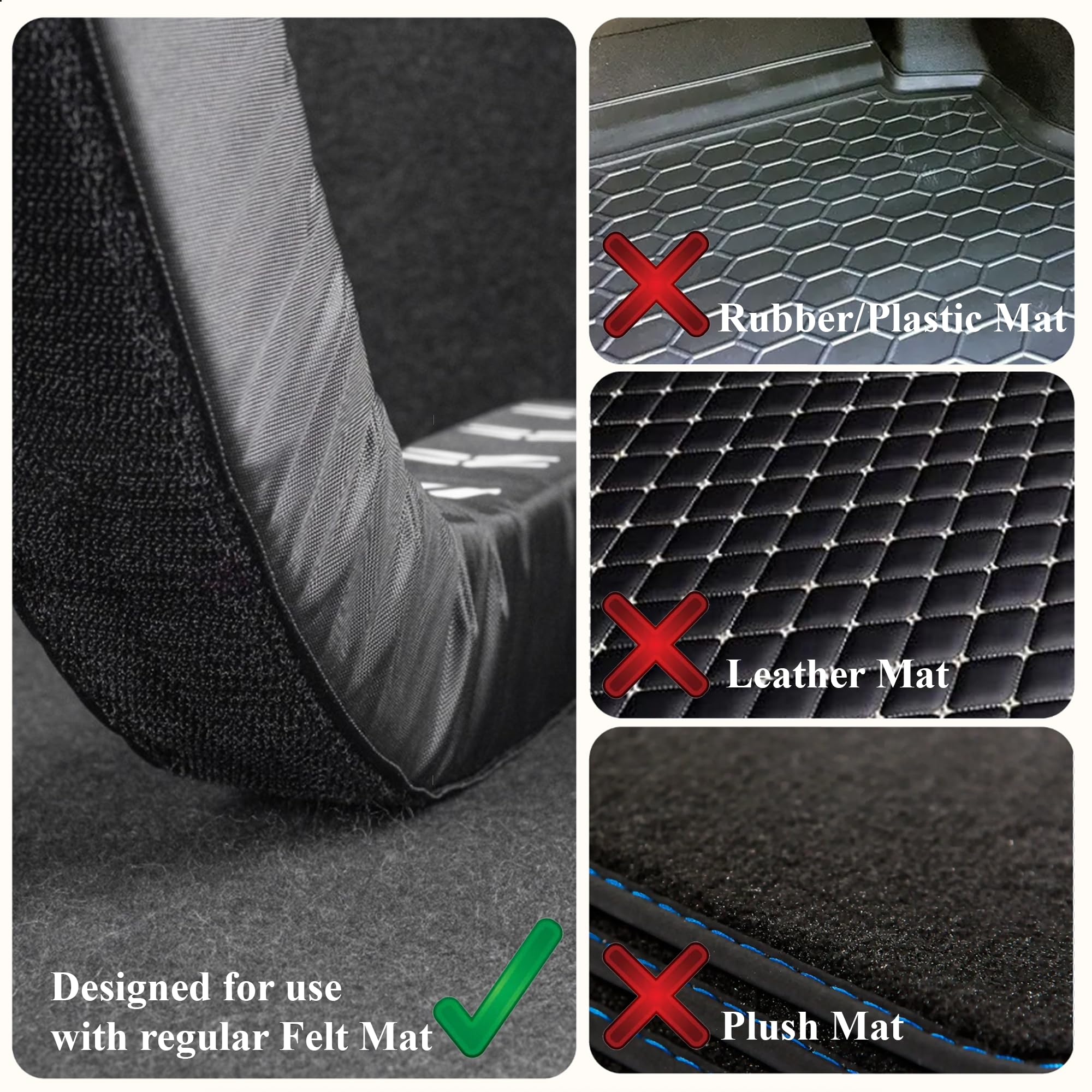 Kelhis Flexistick sticky bottom adhesion keeping items secure.