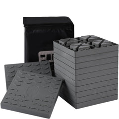 Keltrion camper leveling blocks interlocking top view for stable RV setup