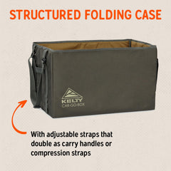 Kelty Car-Go-Box folding case design simplifies storage when not in use.