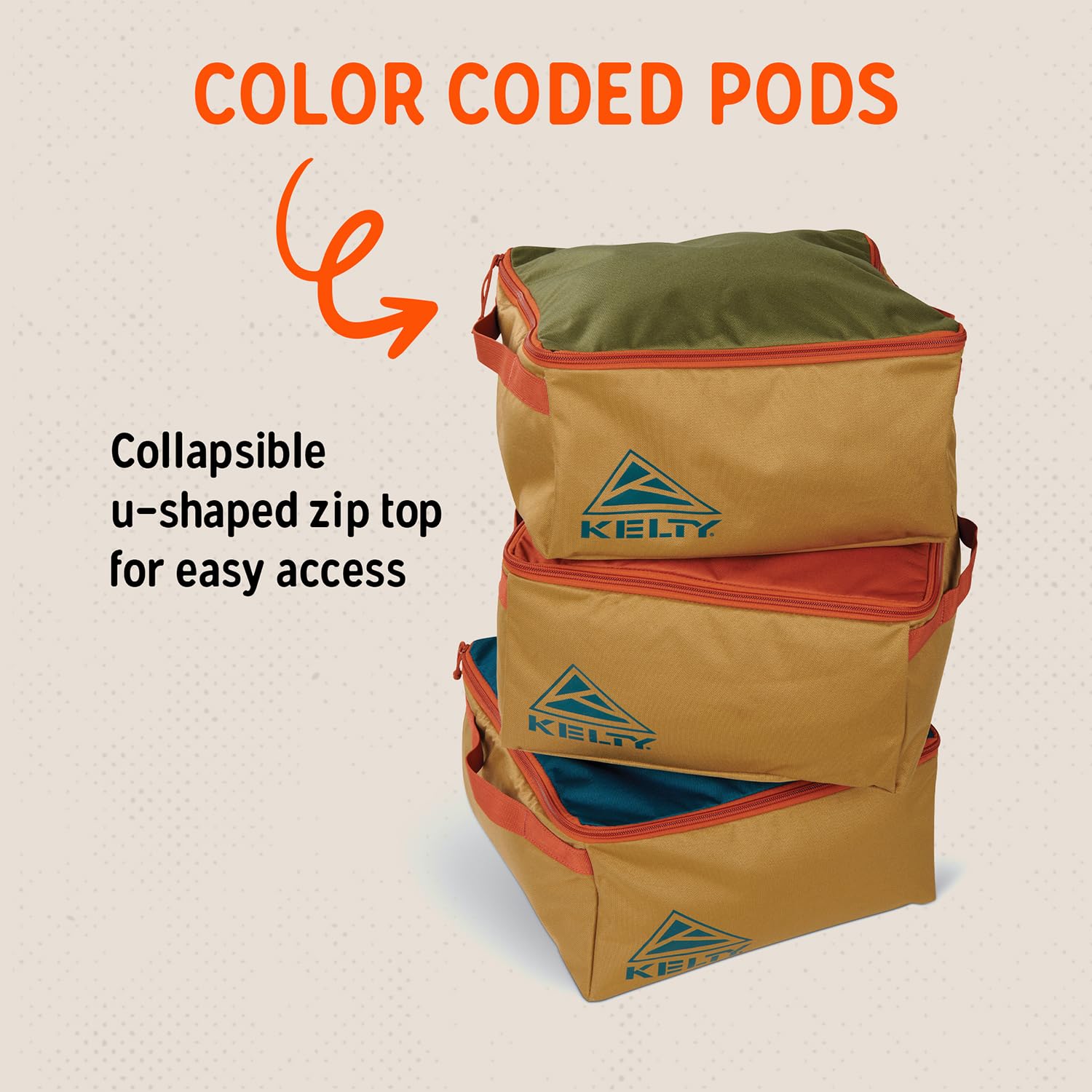 Kelty Car-Go-Box offers 45L capacity for camping and travel essentials.