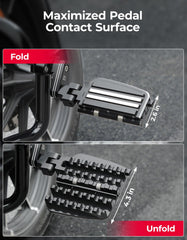KEMIMOTO anti-slip clamp detail for secure mounting on rugged roads