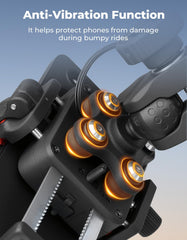 KEMIMOTO four anti-vibration dampers reduce vibrations for smoother operation.