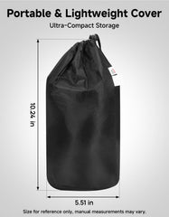 KEMIMOTO ATV cover bottom strap highlights wind resistance during storms