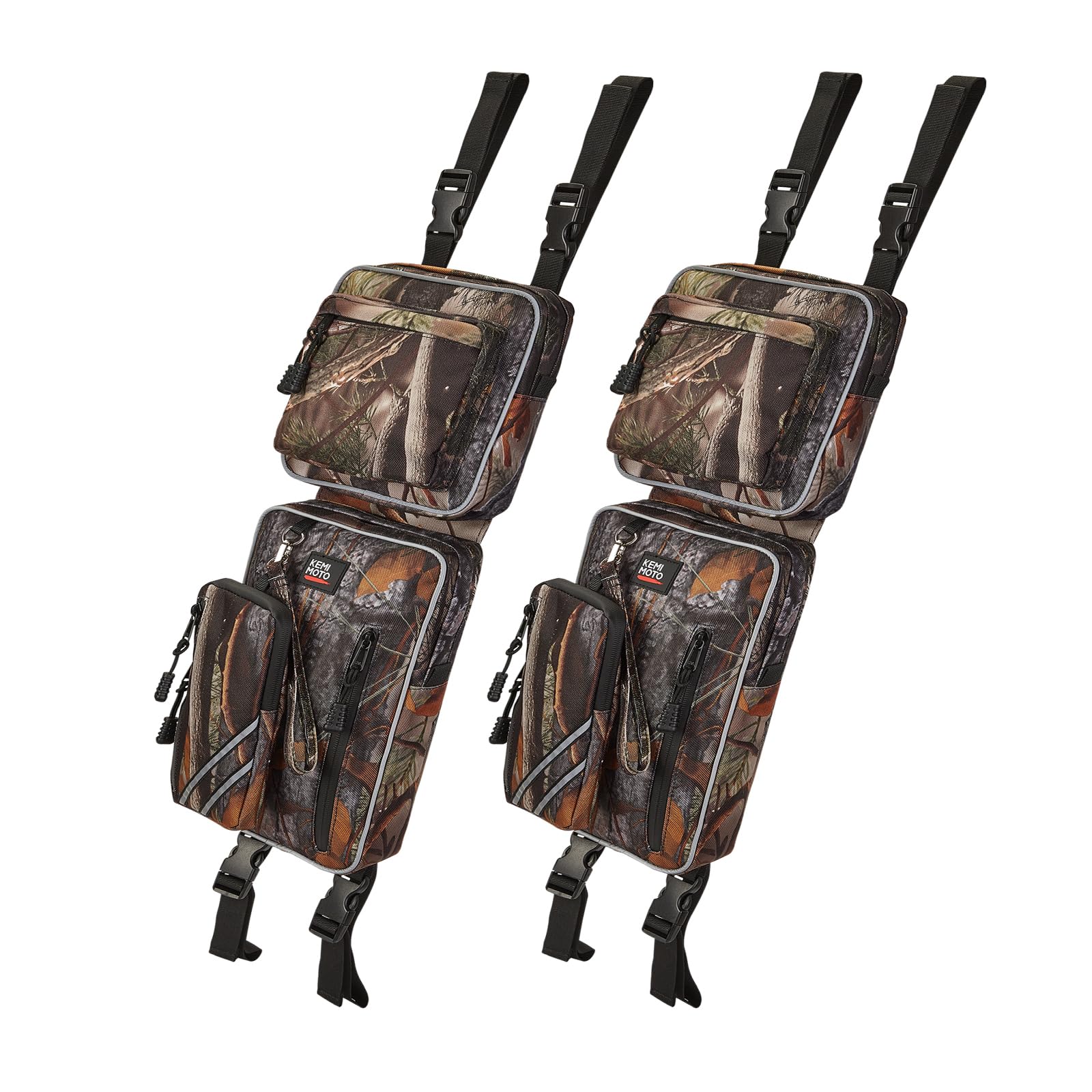 KEMIMOTO ATV Fender Bags water holder keeps bottle within reach on rugged trails.