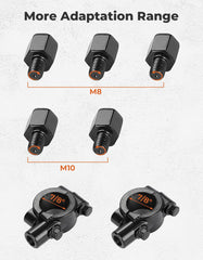 Kemimoto 360-degree adjustment to tailor the view.