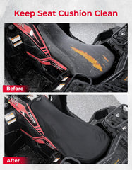 KEMIMOTO ATV seat cover easy installation lets you ride again in minutes.
