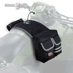 KEMIMOTO ATV tank bag with cooler keeps drinks cold for rugged rides.