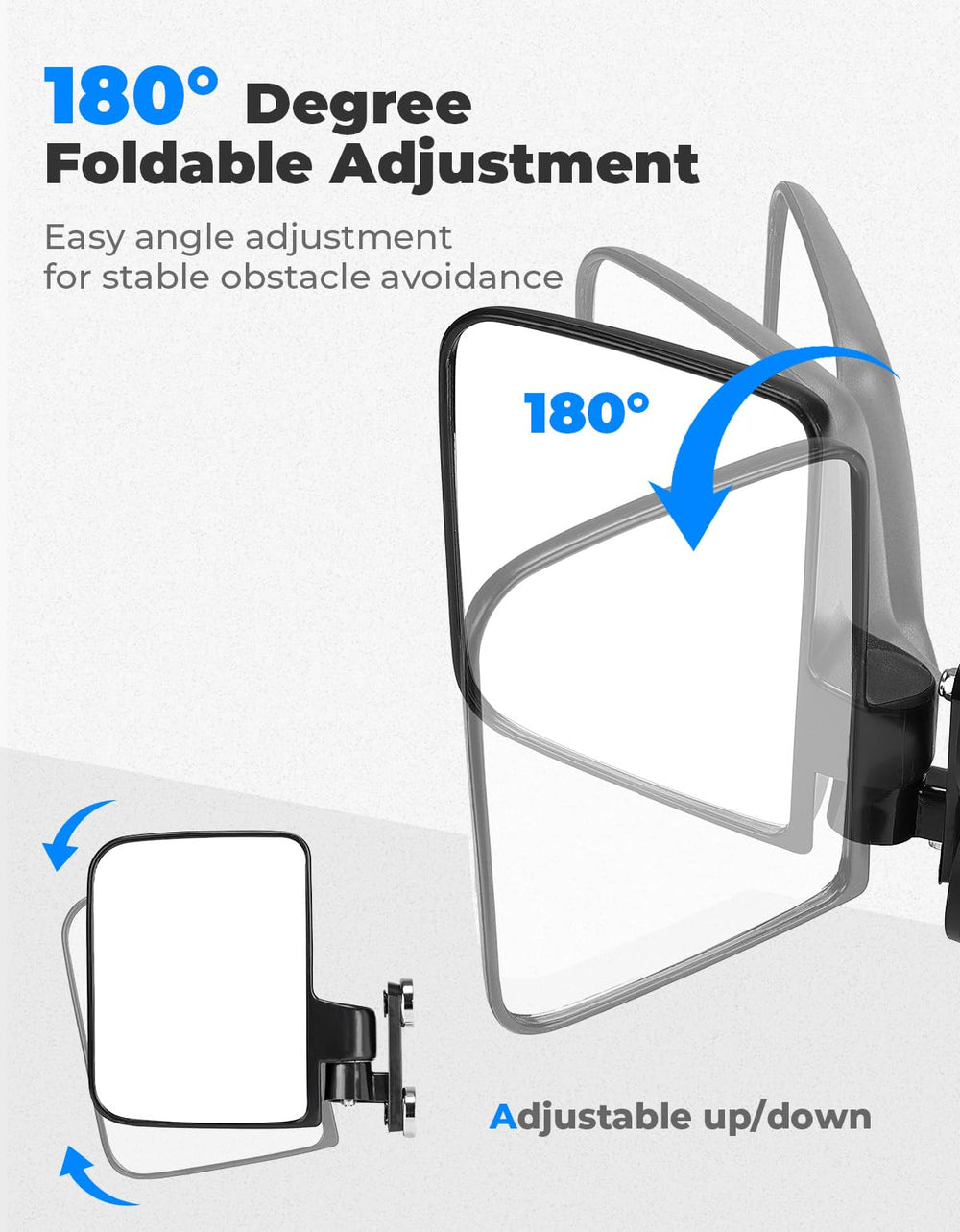 KEMIMOTO ball-head adjustable bracket lets you set precise viewing angles.