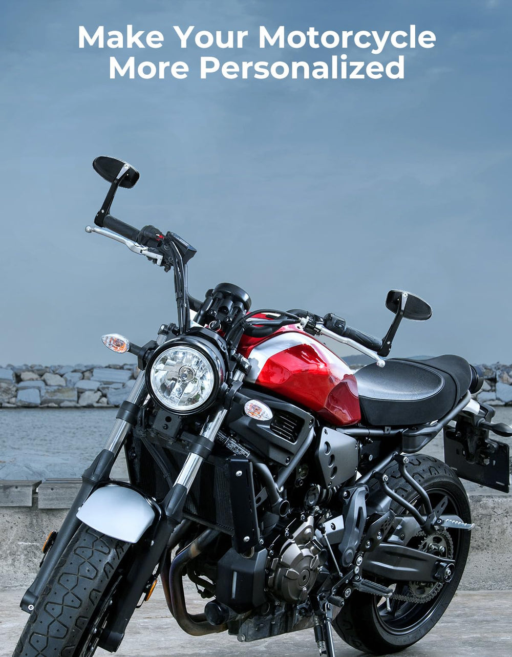 KEMIMOTO left-right mirror set with anti glare lenses