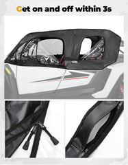 Kemimoto 2026 YKK zipper ensures durable, weatherproof operation.