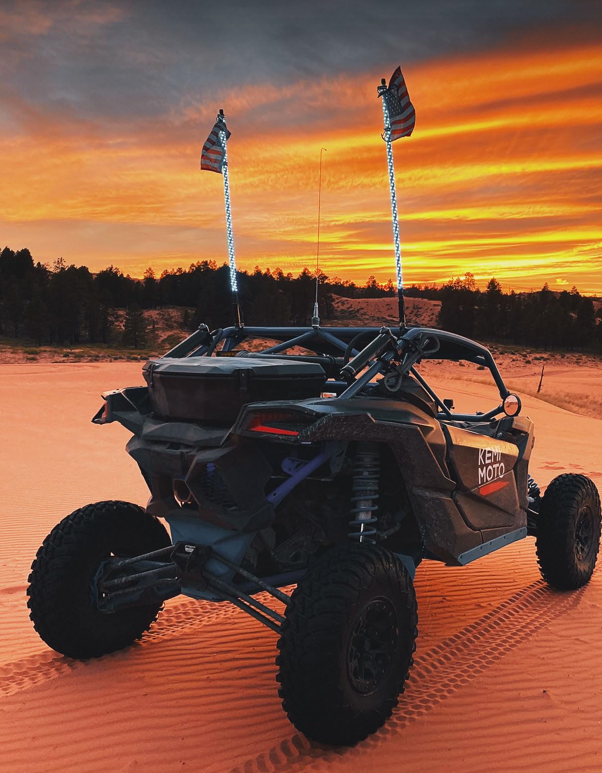 KEMIMOTO suitable for UTVs and ATVs, enabling side-by-side whip upgrades.