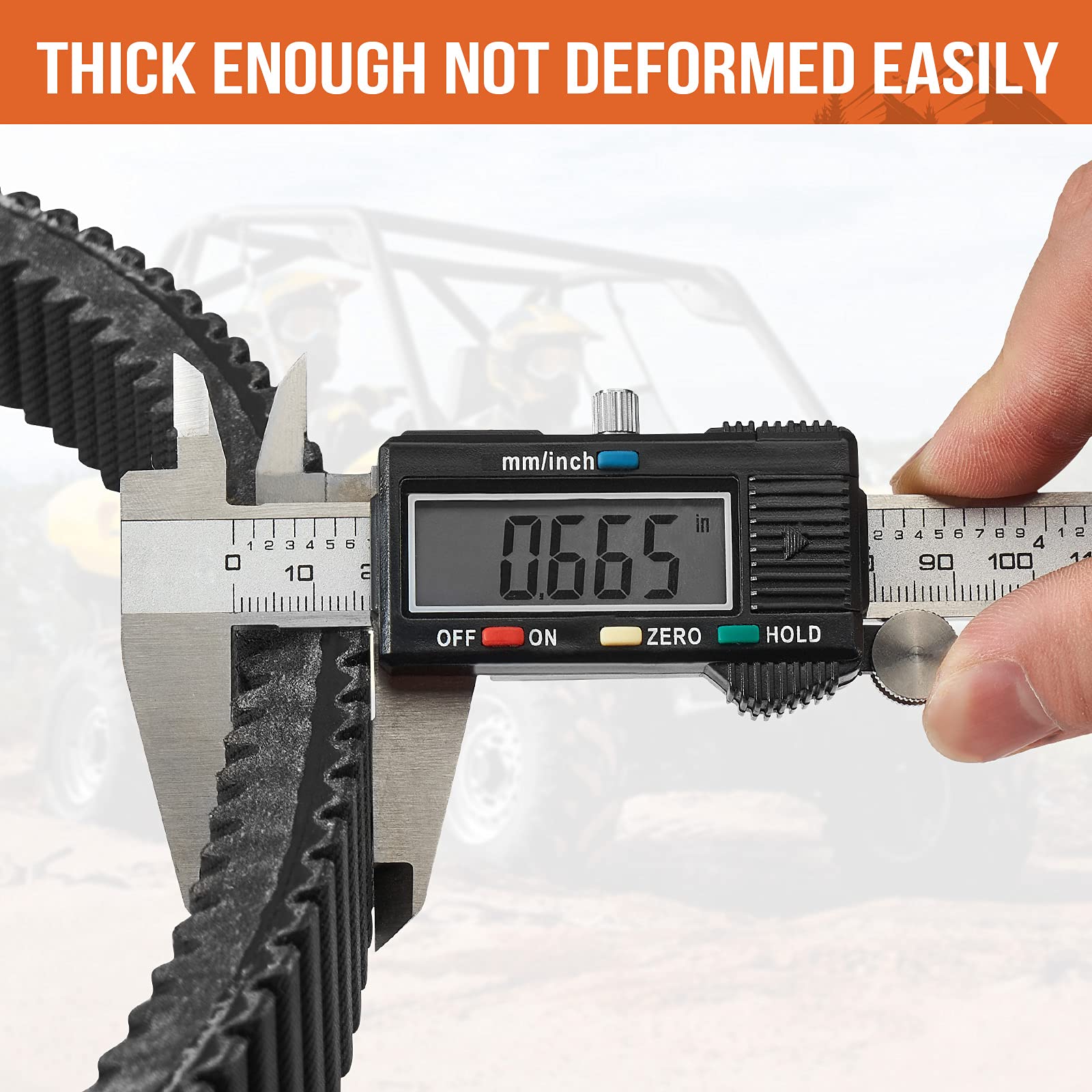Kemimoto CVT belt packaging showing OEM replacement compatibility.