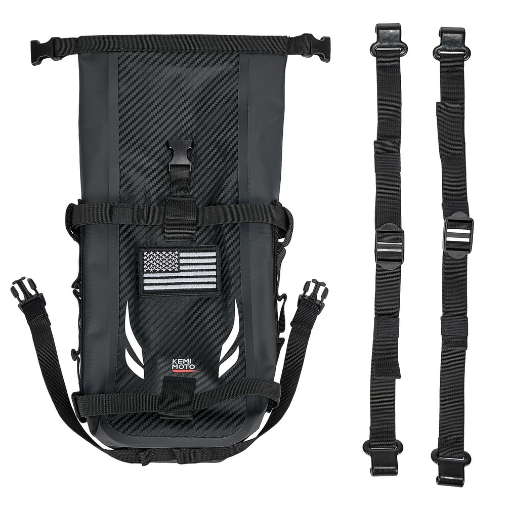KEMIMOTO easy-clean fender tool bag rinses clean after muddy rides.
