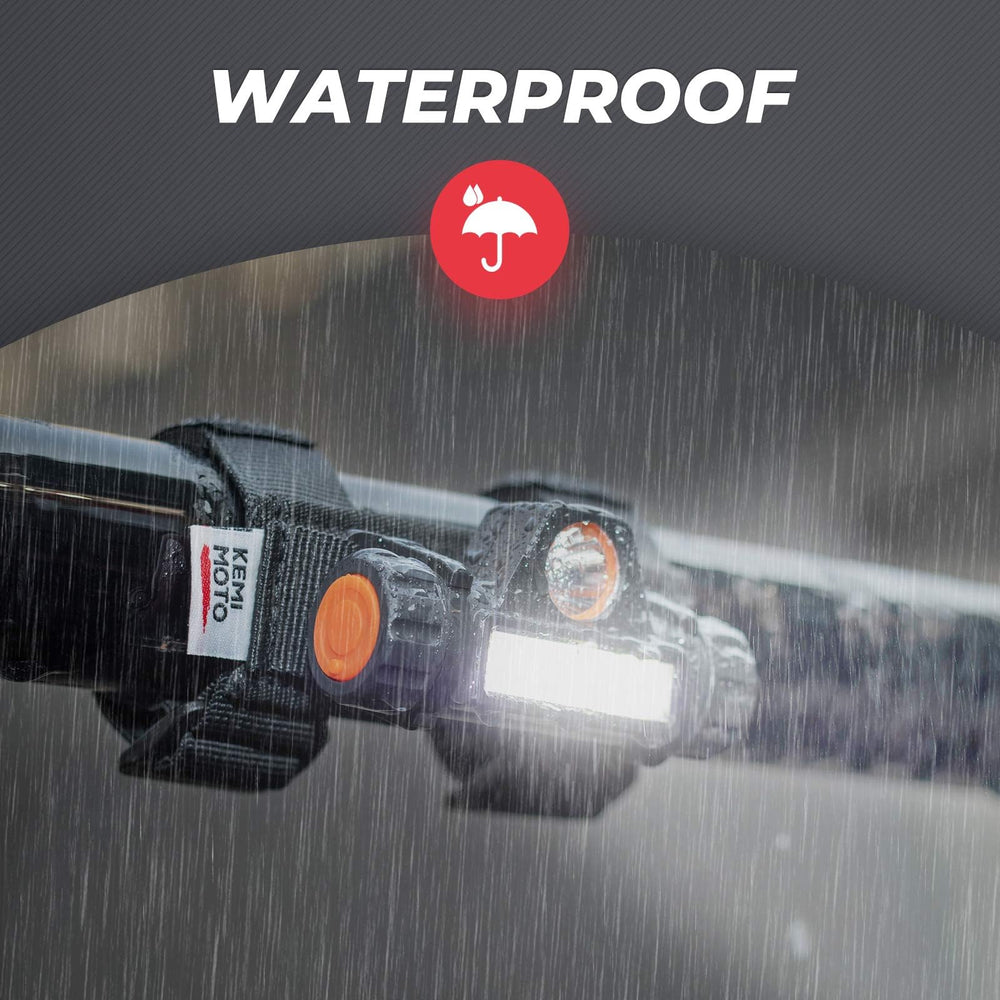 KEMIMOTO UTV dome light rechargeable via USB keeps essential lighting ready on the go.