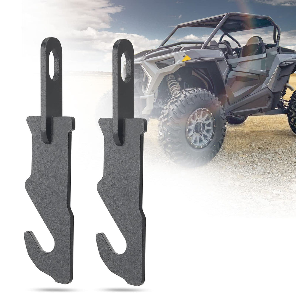 KEMIMOTO door latches for RZR front view with 3.5-inch airflow boost