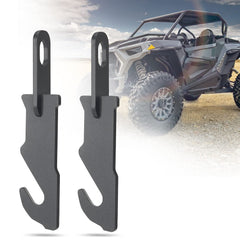 KEMIMOTO door latches for RZR front view with 3.5-inch airflow boost