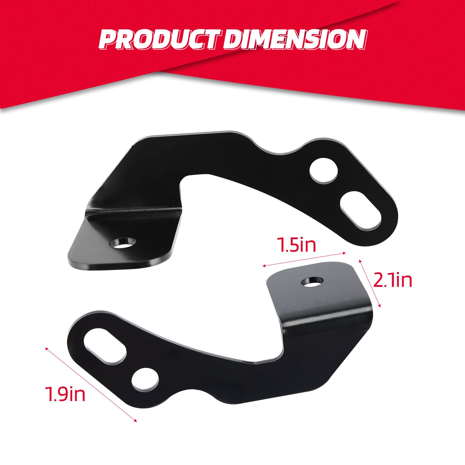 Double-bolt fixation system keeps LED pods secure during high-speed off-road driving.
