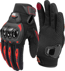 KEMIMOTO motorcycle gloves anti-slip grip improve secure handling during rides.
