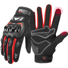 KEMIMOTO gloves with abrasion-resistant palm for lasting grip on rides.