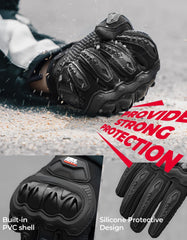 KEMIMOTO gloves touchscreen-ready thumb and index fingers for phone use.