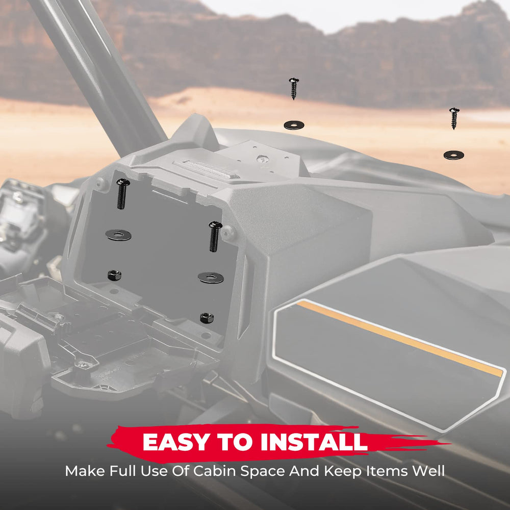 KEMIMOTO dash access for easy 12V charging while riding.