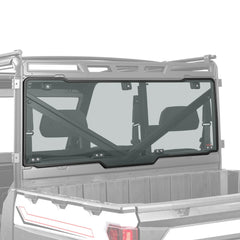 KEMIMOTO rear window front view shows durable PC panel built for outdoor use.