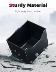 KEMIMOTO magnetic organizer tray secures tools and devices on metal rails.