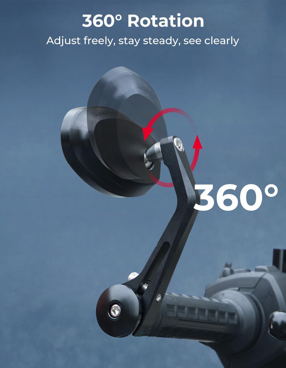 KEMIMOTO aluminum body reduces vibration for steadier reflections