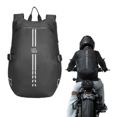 KEMIMOTO 40L backpack capacity view for helmets and laptop