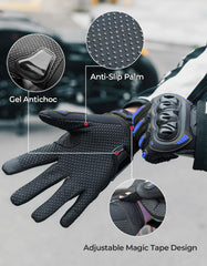 KEMIMOTO glove palm close-up highlighting anti-slip palms and gel padding