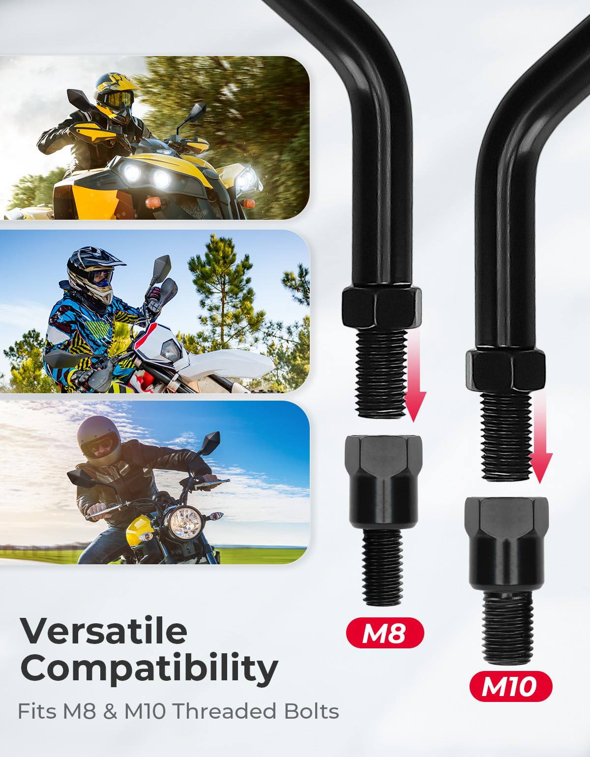 KEMIMOTO 11.5mm bent stem provides stable support on rough roads.