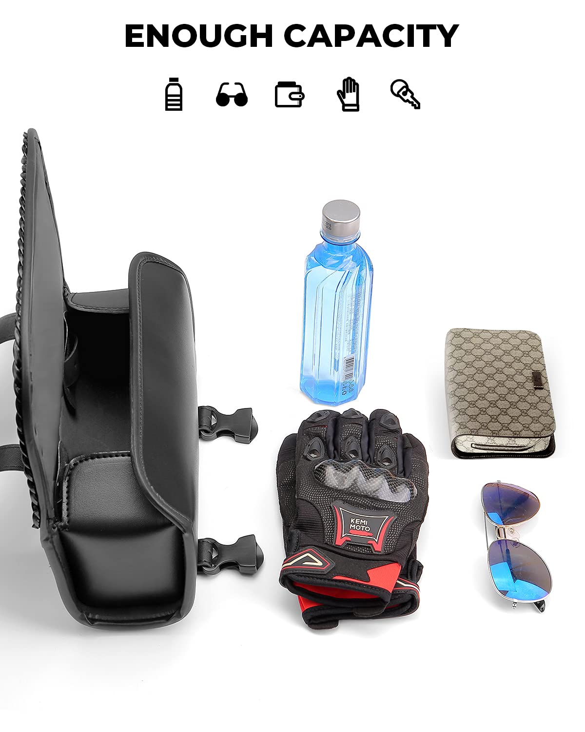 KEMIMOTO adjustable straps demonstrate easy mounting on multiple bikes