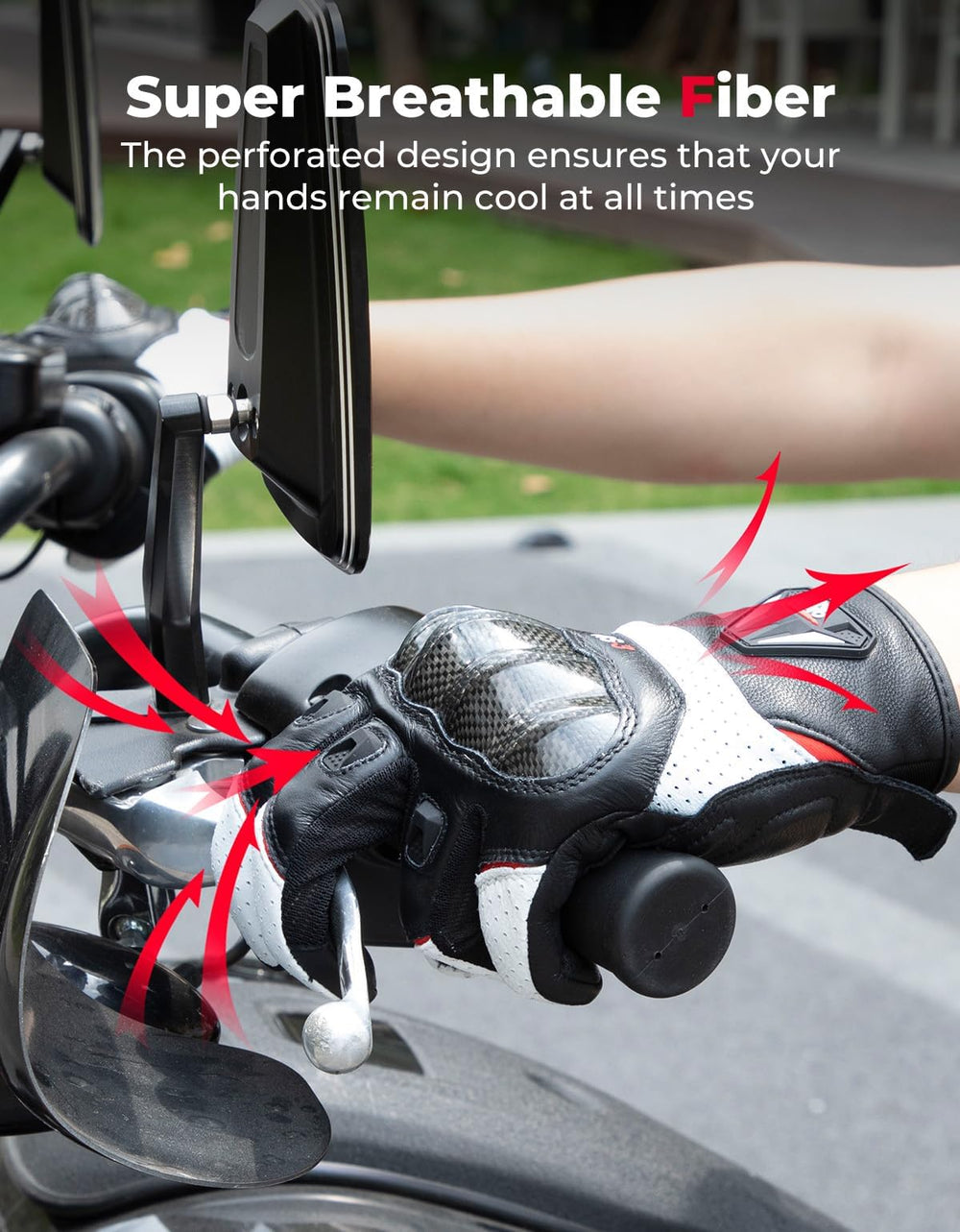 Perforated design demonstrates breathable airflow for comfortable wear.