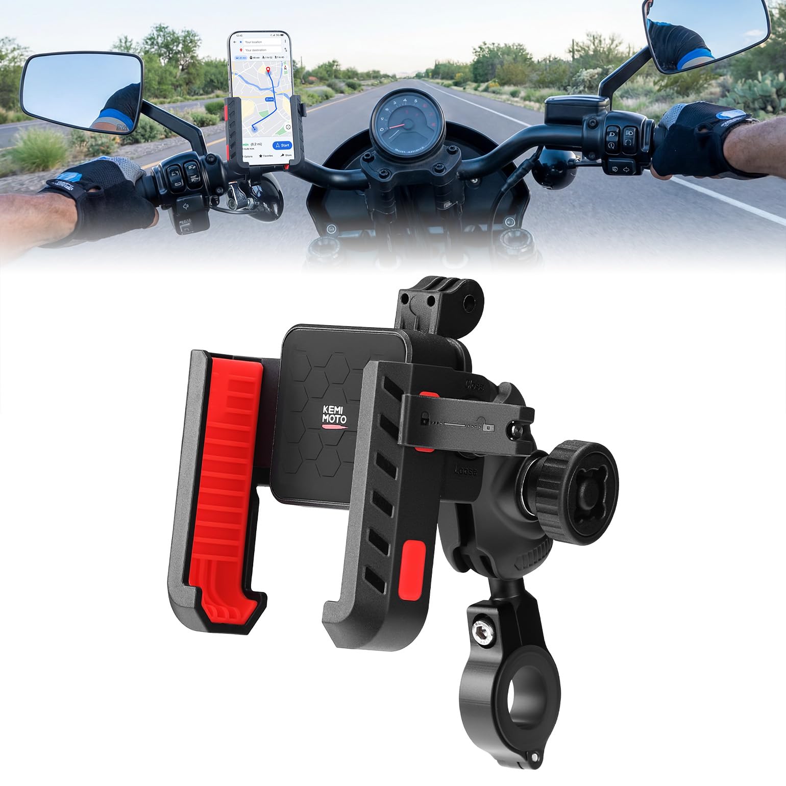 Fits smartphones from 4.7 to 7.2 inches for broad compatibility