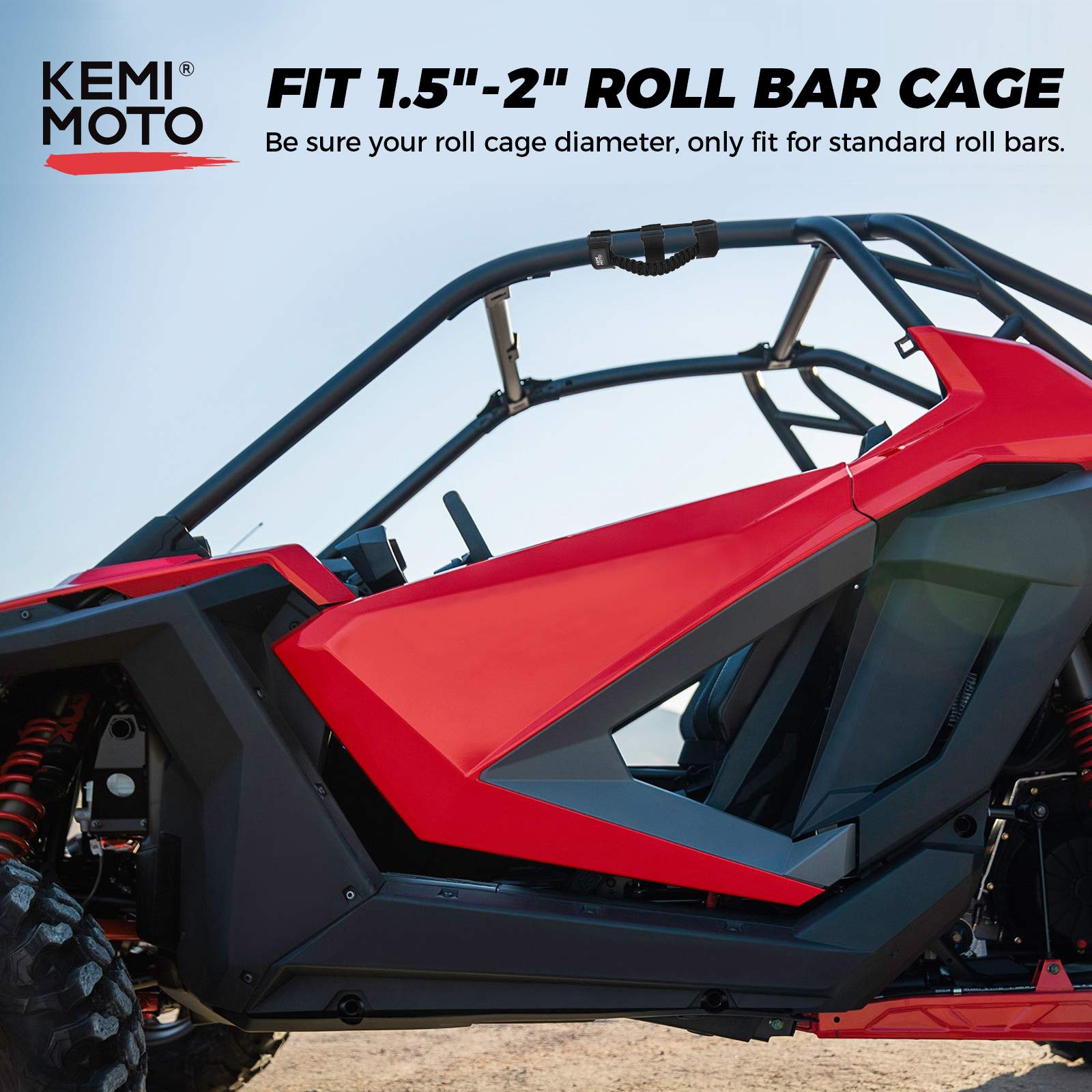 KEMIMOTO Polaris RZR and Can-Am fit ensured for broad roll bar compatibility