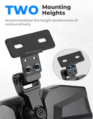 KEMIMOTO rear view mirror on CFMOTO UFORCE 1000 XL with bracket-free option