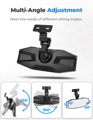 KEMIMOTO rear view mirror for Polaris Ranger 1000 Crew shows compatibility
