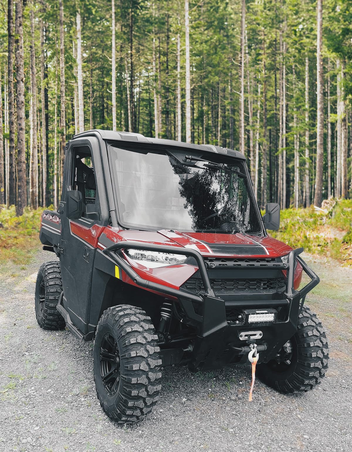 KEMIMOTO rear-view mirror enhances safety during work and outdoor recreation.